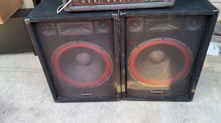 Speakers Vintage Speakers RadioShack Speakers 15 Inch Subwoofers Speakers MAKE AN OFFER!