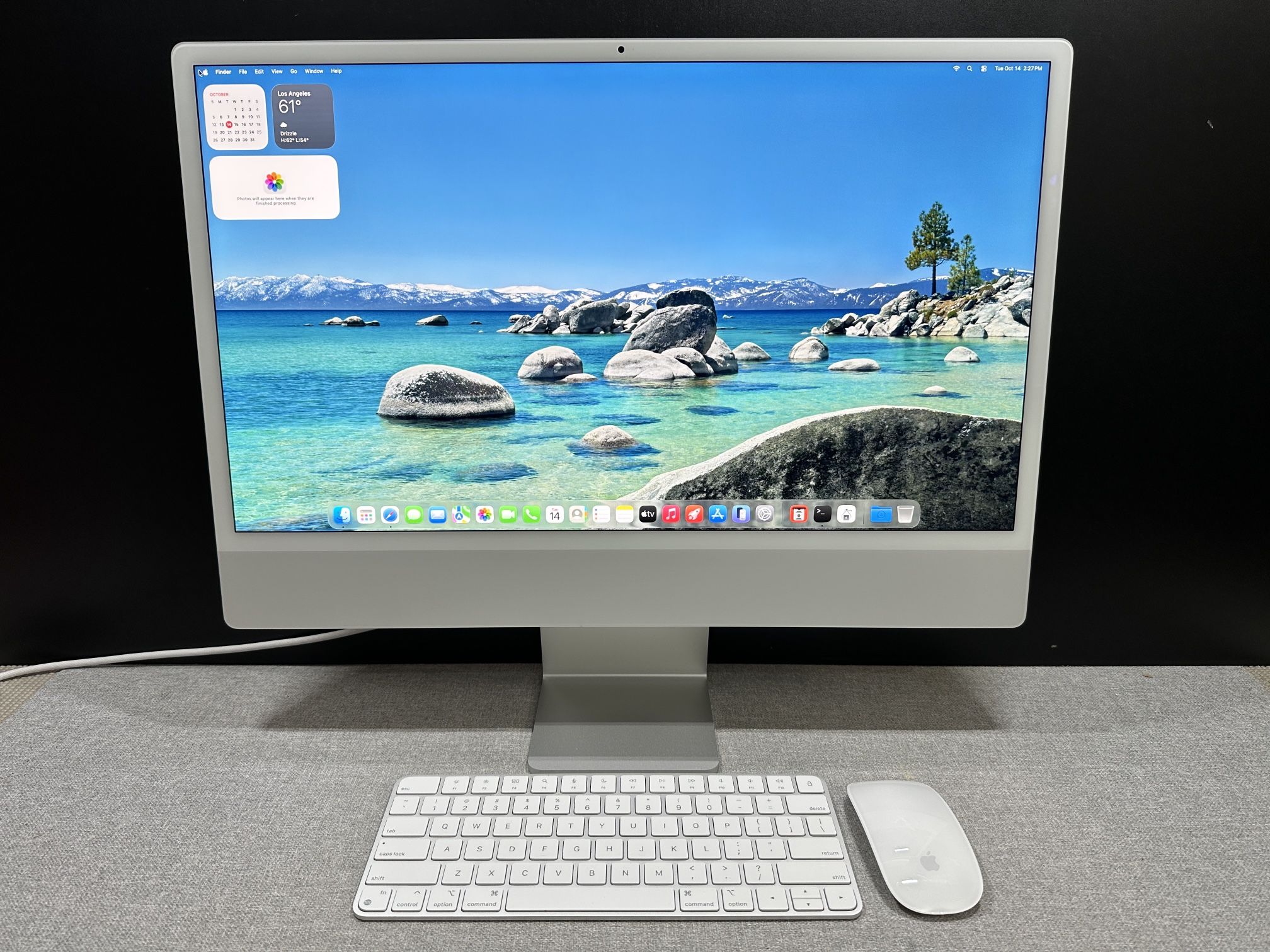 Apple iMac Retina 4.5K 24" Desktop Silver (2021) M1 8GB 256GB Warranty