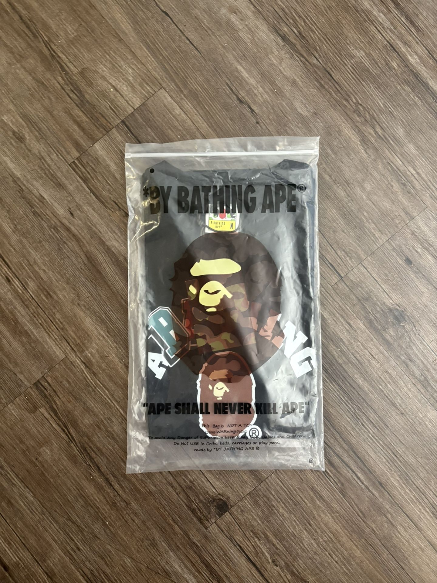 Brand New Bape Shirt, Black, Size Medium