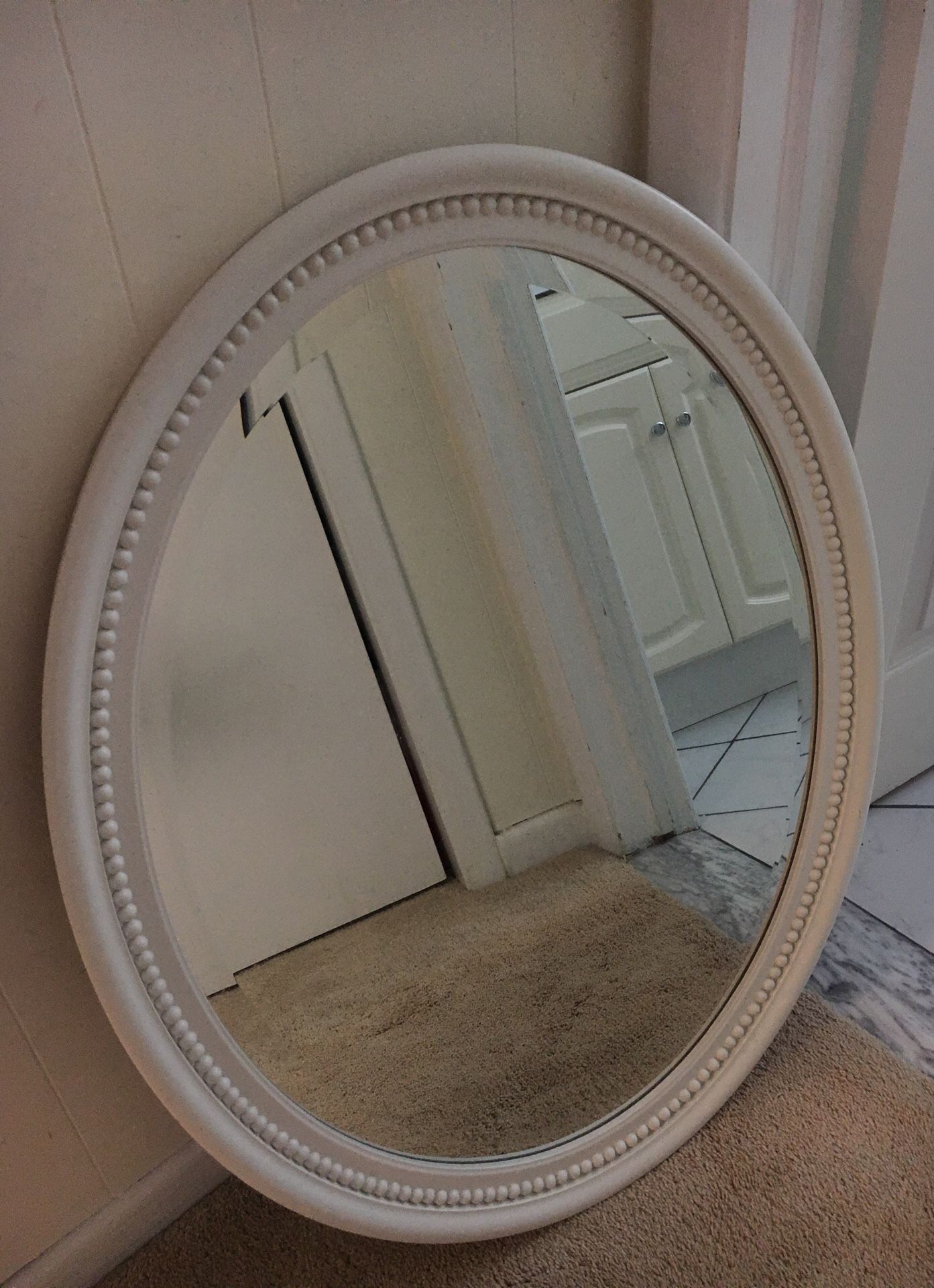 Vanity mirror from Crate and Barrel