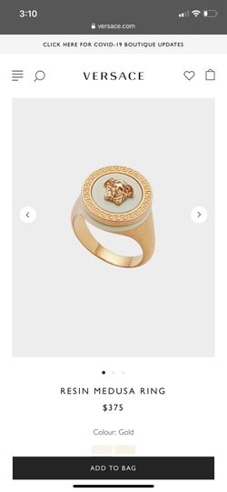 Versace Medusa ring