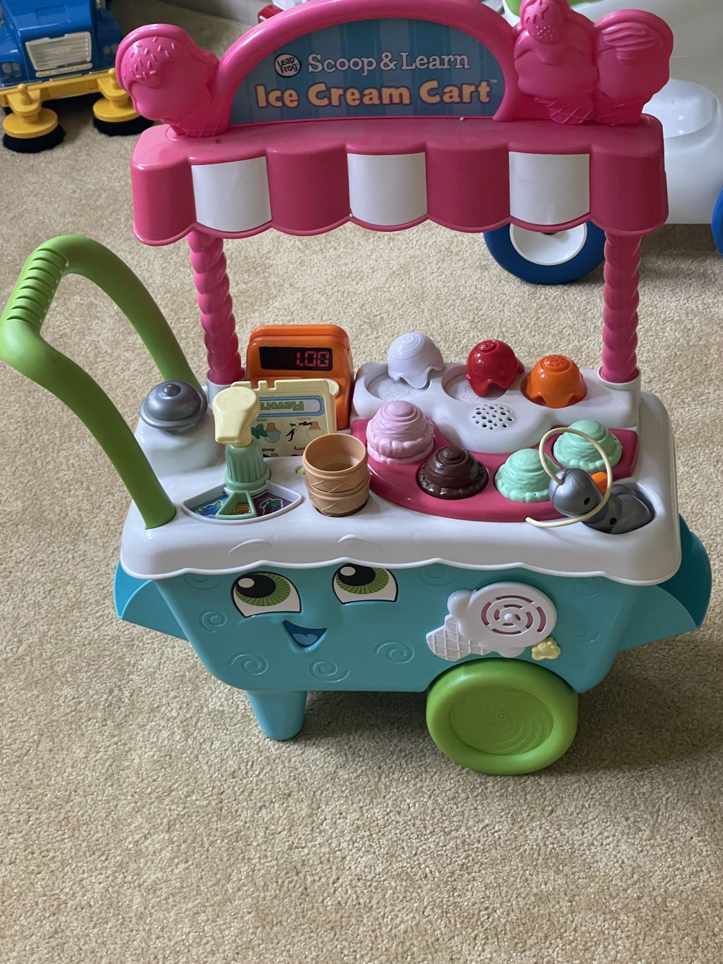 Leapfrog scoop and learn ice cream cart