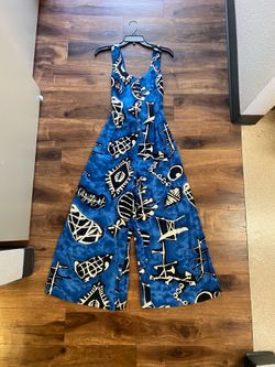 Brand New Woman’s All That Jazz brand Blue Jumpsuit Up For Sale