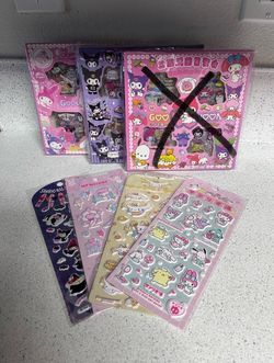 Sanrio sticker stationary lot