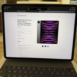 iPad Pro 12.9 M2 512GB WiFi+Cellular + Apple Magic Keyboard + Apple Pencil 2