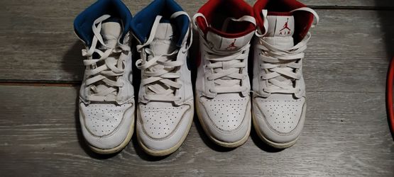 Jordan 1 Mid SE
Industrial Blue & Jordan 1 Mid SE industrial red