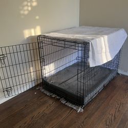 Extra Large Crate With Memory Foam Bed And Cover
