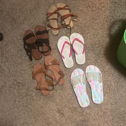 Girl Sandals Size 4-5