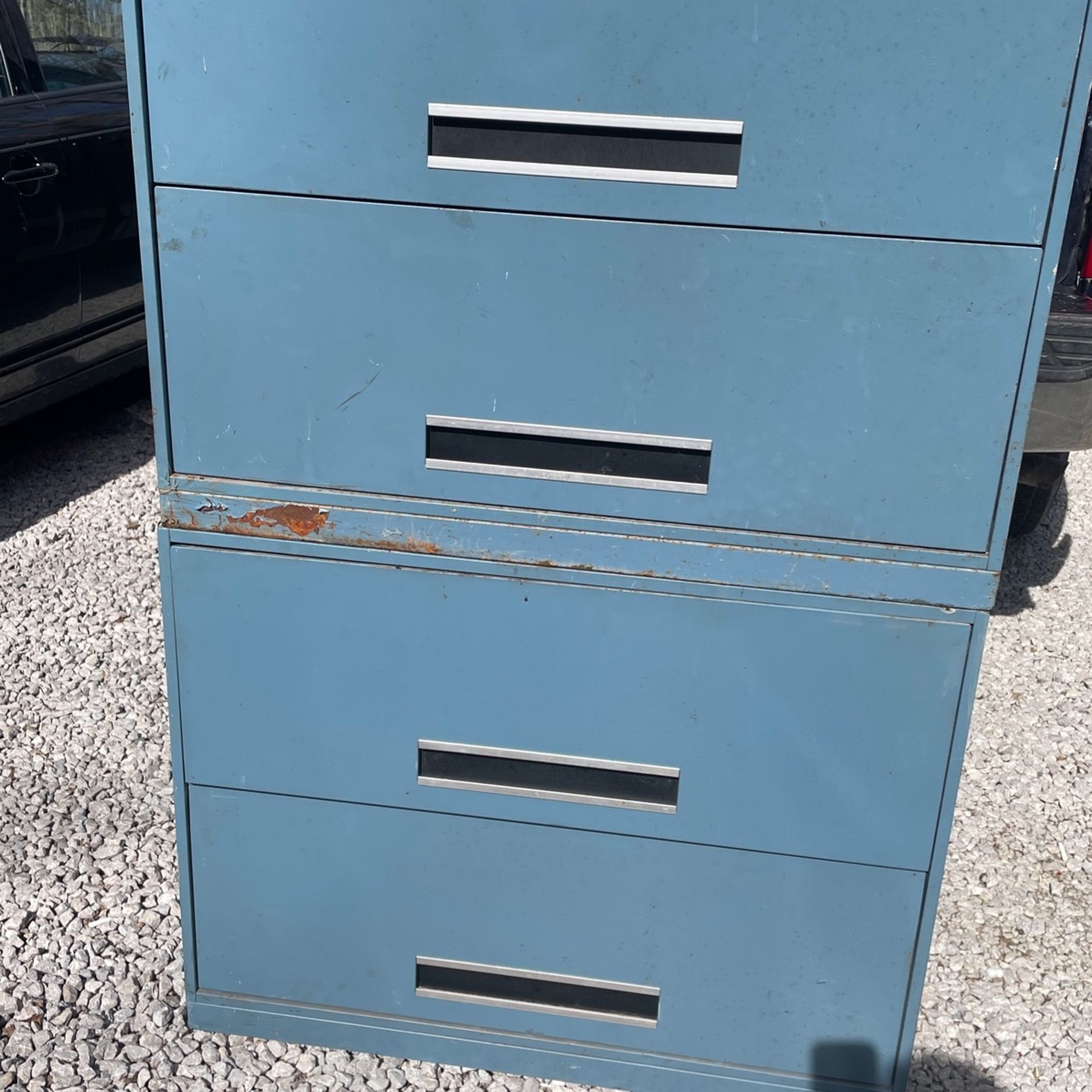 Set Of 2 Metal File Cabinets $80..00 OBO