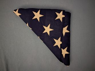 American Flag 5' X 9.5' Cotton Burial Flag