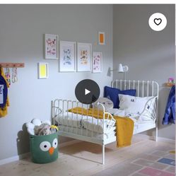 IKEA Like New Minnen Extendable Twin Bed