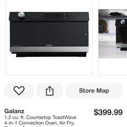 Galanz 1.2 cu. ft. Countertop ToastWave 4-in-1 Convection Oven, Air Fry, Toaster Oven, Microwave in Stainless Steel  Have 2 items Same condition  195.
