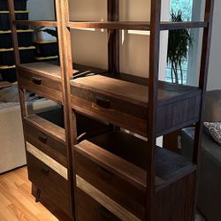 Two Storage Bookshelves For Sale