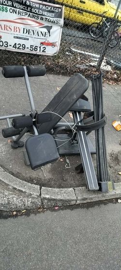 Bowflex workout system. Compete, only needs to be setup