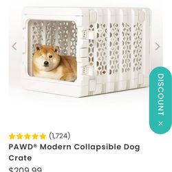 Kindtail PAWD Modern Collapsible Dog Crate