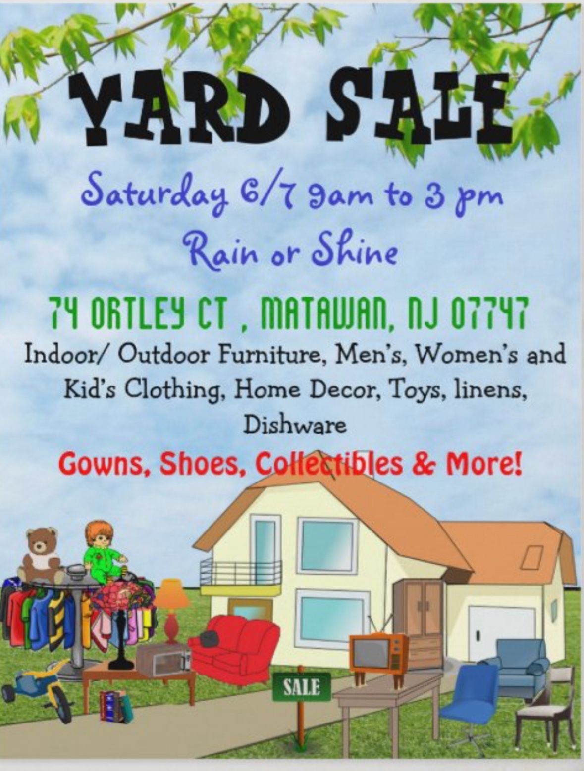 Garage sale Today