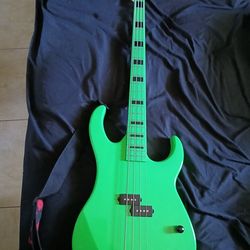 Green base guitar