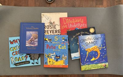 Hard cover books 5 dollars each in excellent condition