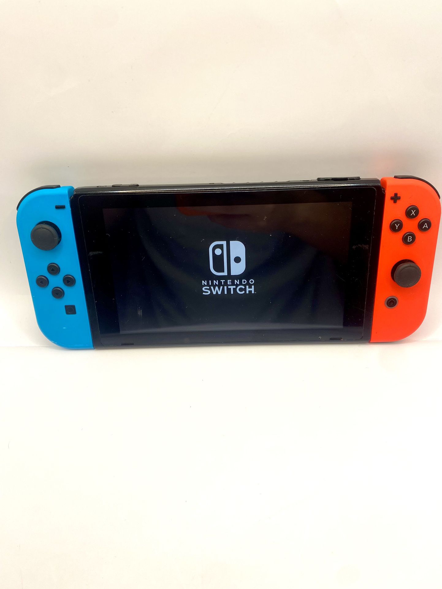 Nintendo Switch 32GB Gray Console with Neon Red and Neon Blue Joy-Con + Case