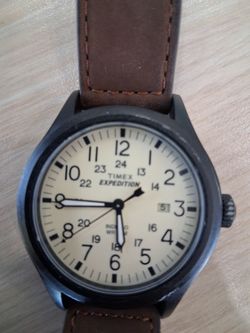 Timex Expidition Leather Watch