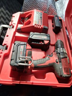 Milwaukee power tools 2 for one price with battery's and charger