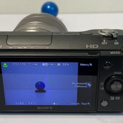 Sony NEX-3 14.2 MP  Digital Camera w/ 18-55mm Lens  Tested & Works (#557)