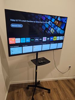 55" LG 4K AI ThinQ Smart TV with Mobile Stand