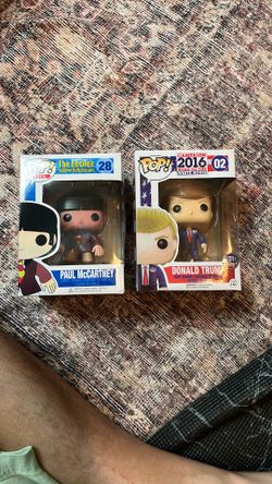 Donald Trump Paul McCartney Funko Pop