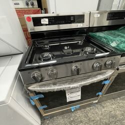 LG 30” Gas Stove In Stainless Steel New Open Box