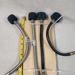 Four new propane pigtails