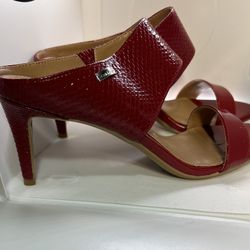 New women's shoes red. Size 8.$50.