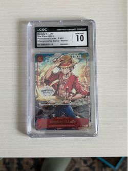 One piece card graded