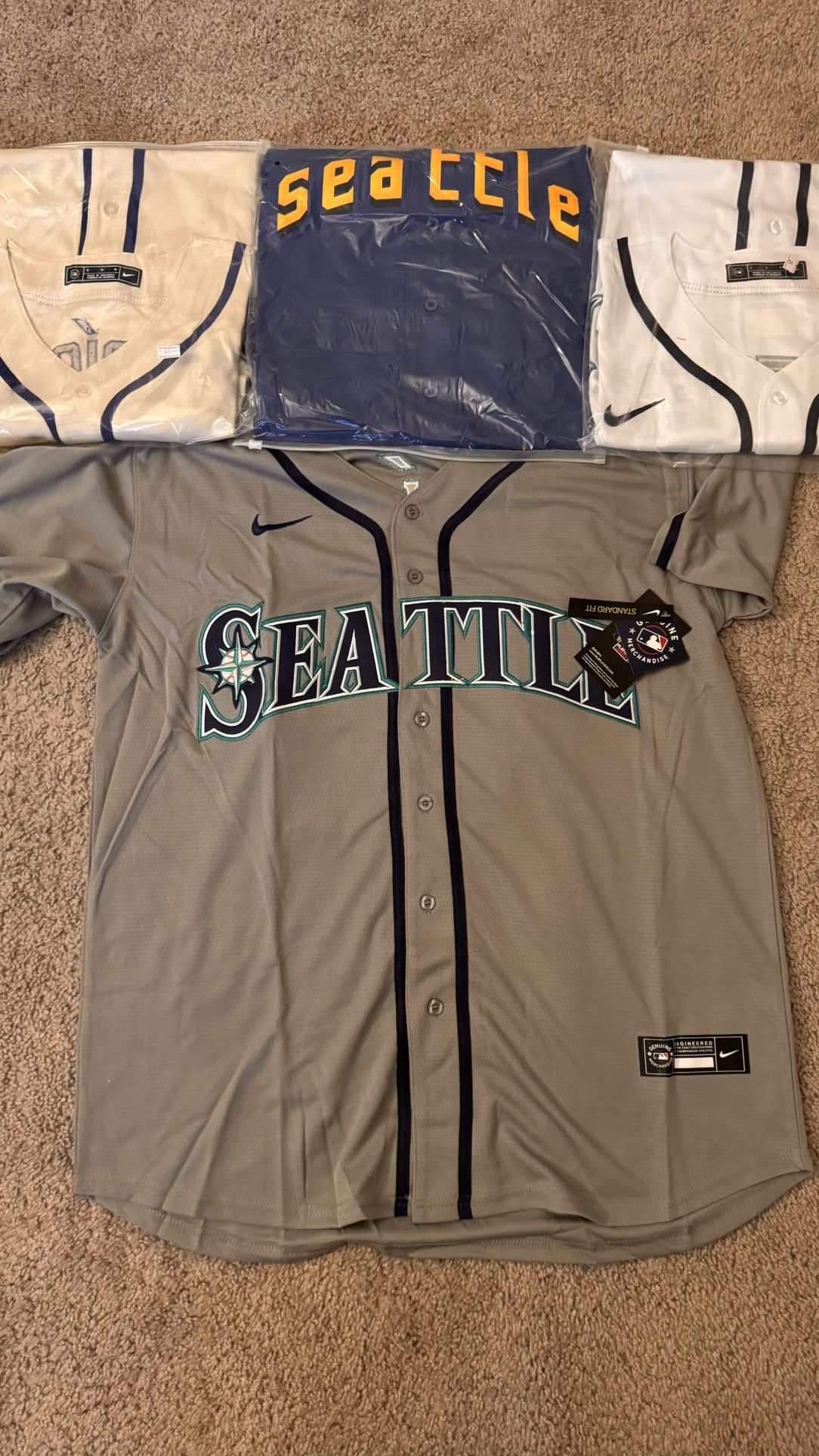 Mariners Rodriguez Baseball Jersey
