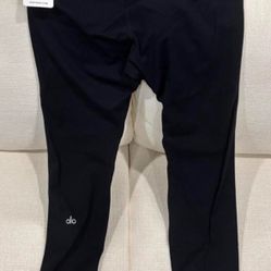 alo legging size large plain black