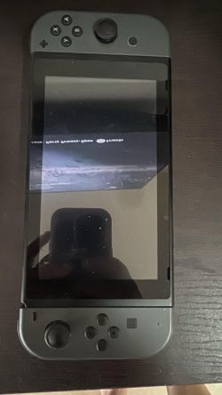 Grey Nintendo switch