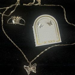 Butterfly Gold Set 