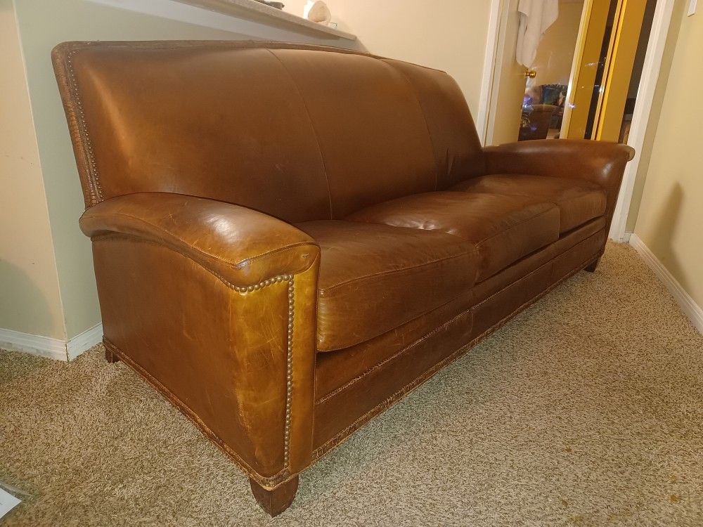 Leather Sofa [HANNCOCK&MOORE] 