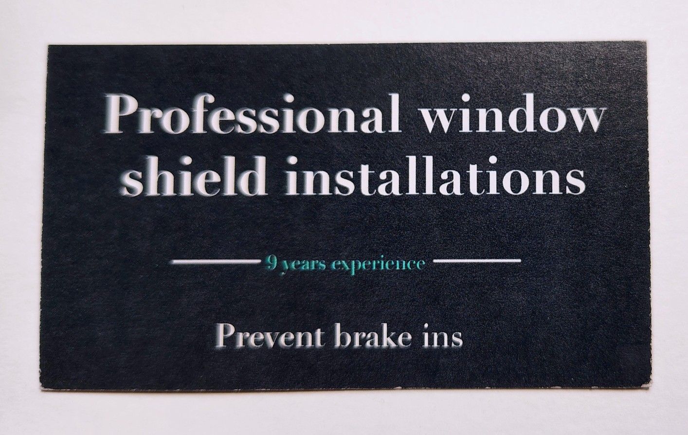 Security Window Shield
