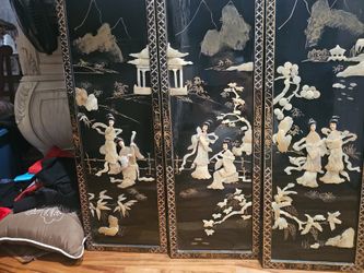 Asian Wall Decor 4 Panels