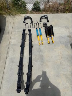2022 Toyota Tacoma TRD Off Road OEM Bilstein Shocks, Leaf Springs, & Coil Overs
