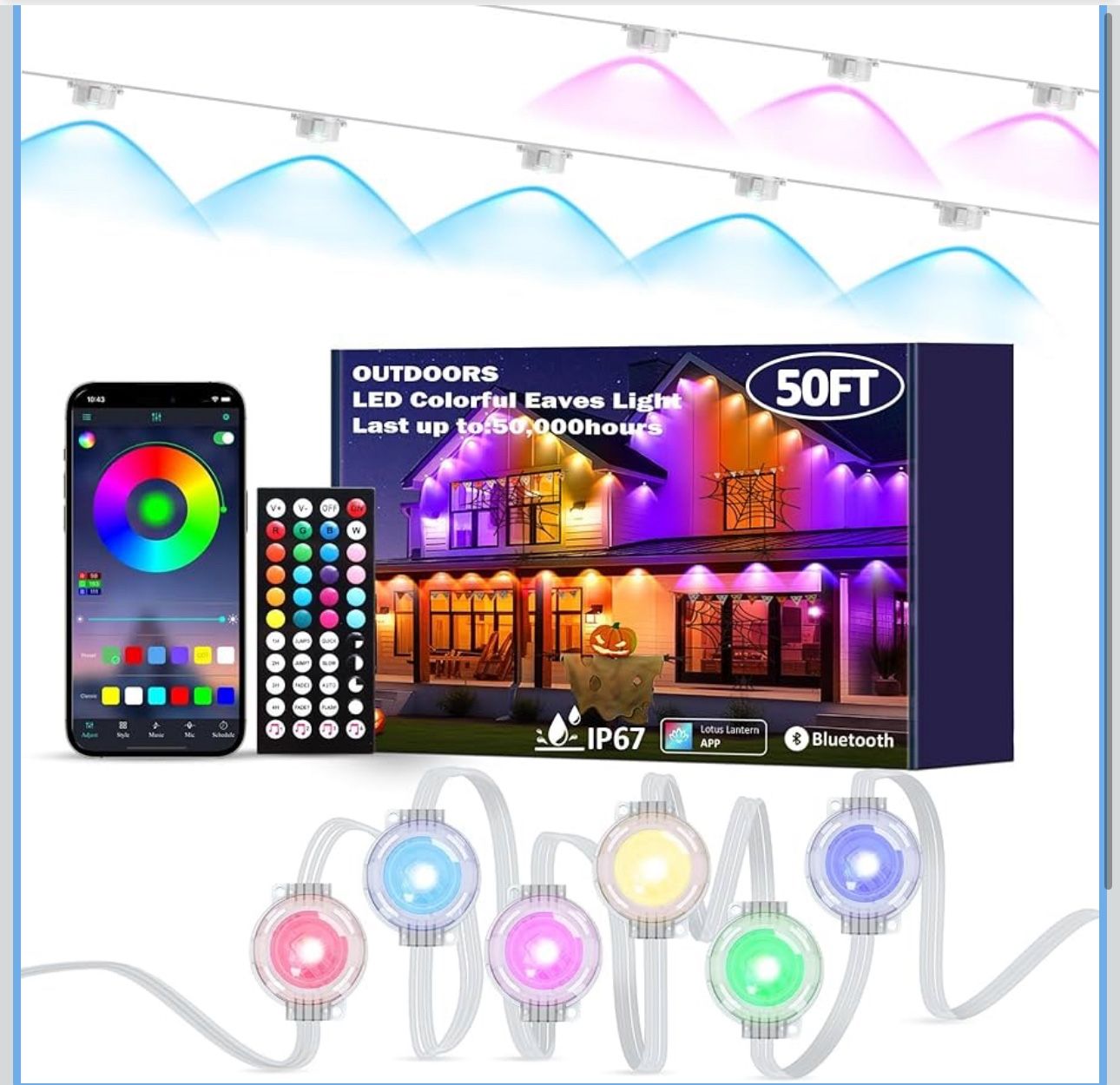 RGB permanent Outdoor Lights