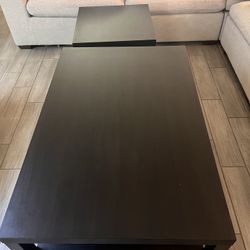 Coffee table, black-brown (IKEA)