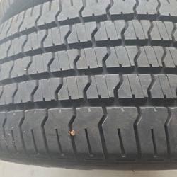 Goodyear One Tire Has A Nail In It Needs To Be Patched Two Tires 275 45 20.       65% Tread