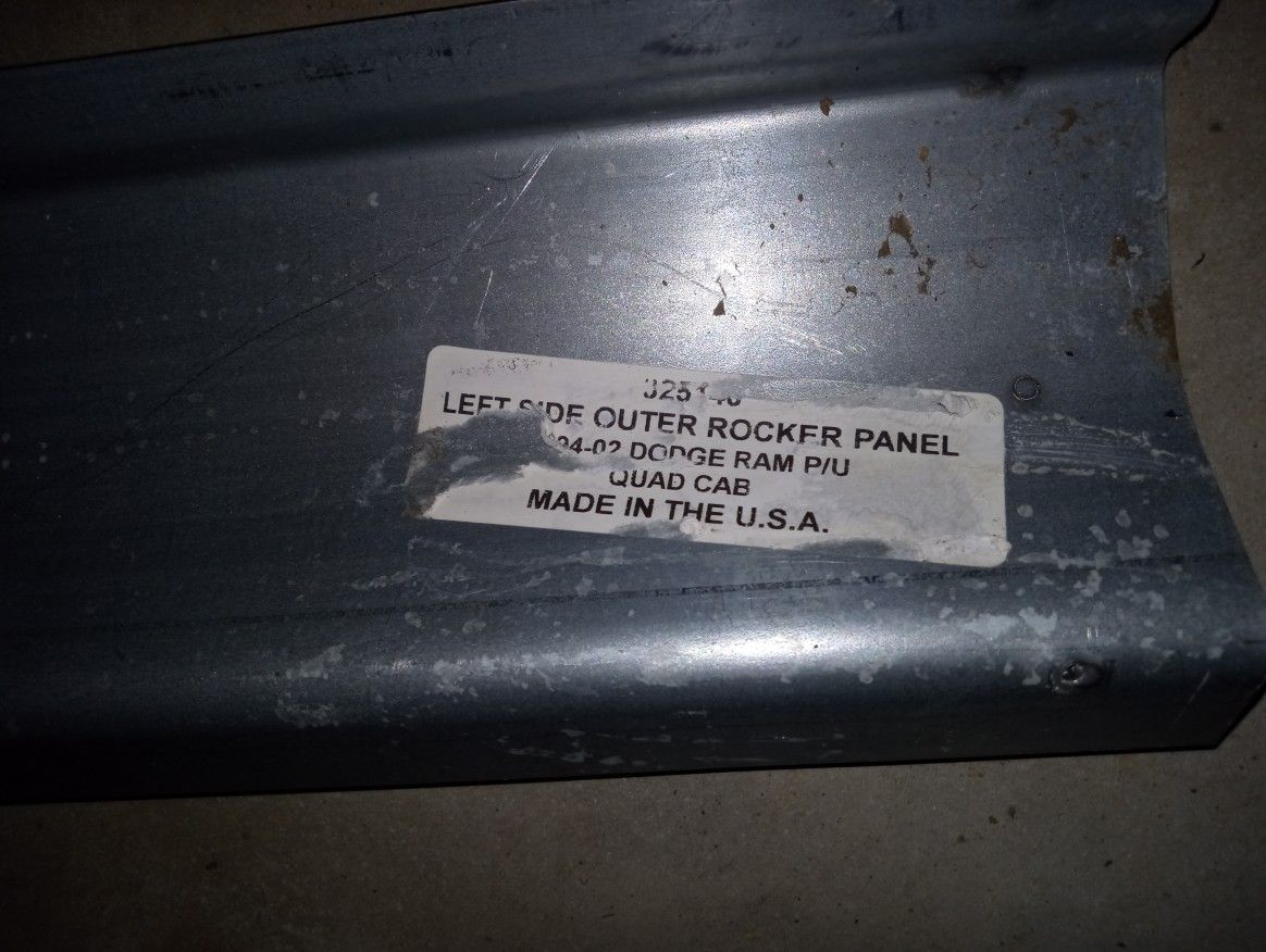 2004 Dodge Ram Quad Cab Inner And Outer Rocker Panel Set
