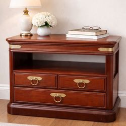 Classic solid wood nightstand / small dresser