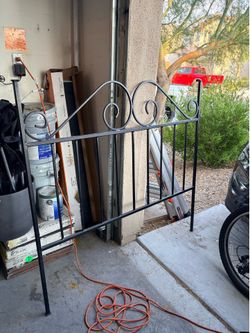 Free full cast-iron headboard