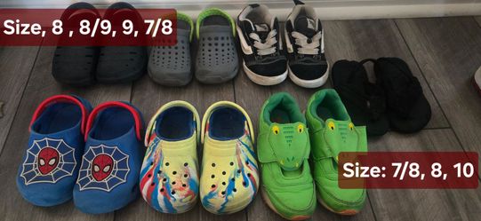 Kids Shoe Bundle - Crocs, Vans, Reebok, and More!