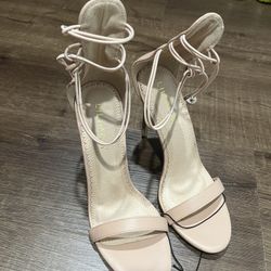 New Heels Beige Size 9 