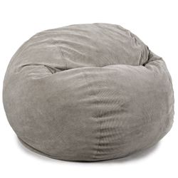 Convertible Adult Bean Bag Chair (Bed) - Grey