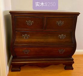 Moving and cutting love, high-quality solid mahogany floor cabinet